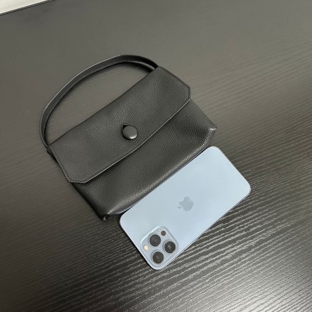 Vintage Sally Bag in Leather Small Bag Black