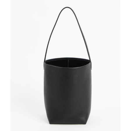 Designer Bucket Bag Classic Shoulder Bag in Leather Black