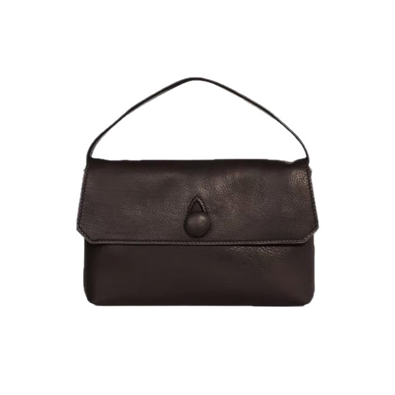 Vintage Sally Bag in Leather Small Bag Chocolate
