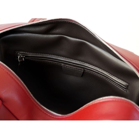 Handcraft Astra Bowling Bag in Leather Red