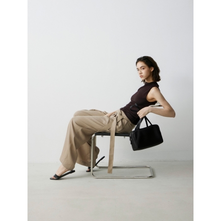 Handcraft Astra Bowling Bag in Leather Black