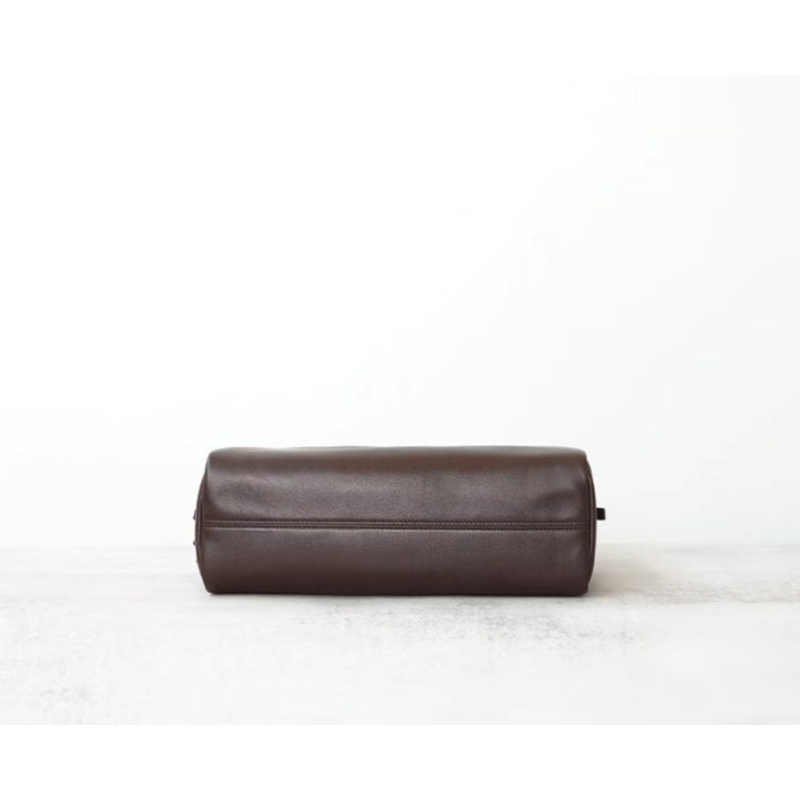 Handcraft Astra Bowling Bag in Leather Chocolate