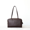 Handcraft Astra Bowling Bag in Leather Chocolate